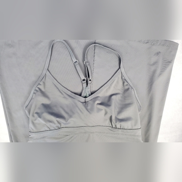 Athleta Grey Outdoor Workout Racerback Dress Size M #4 - Picture 6 of 11